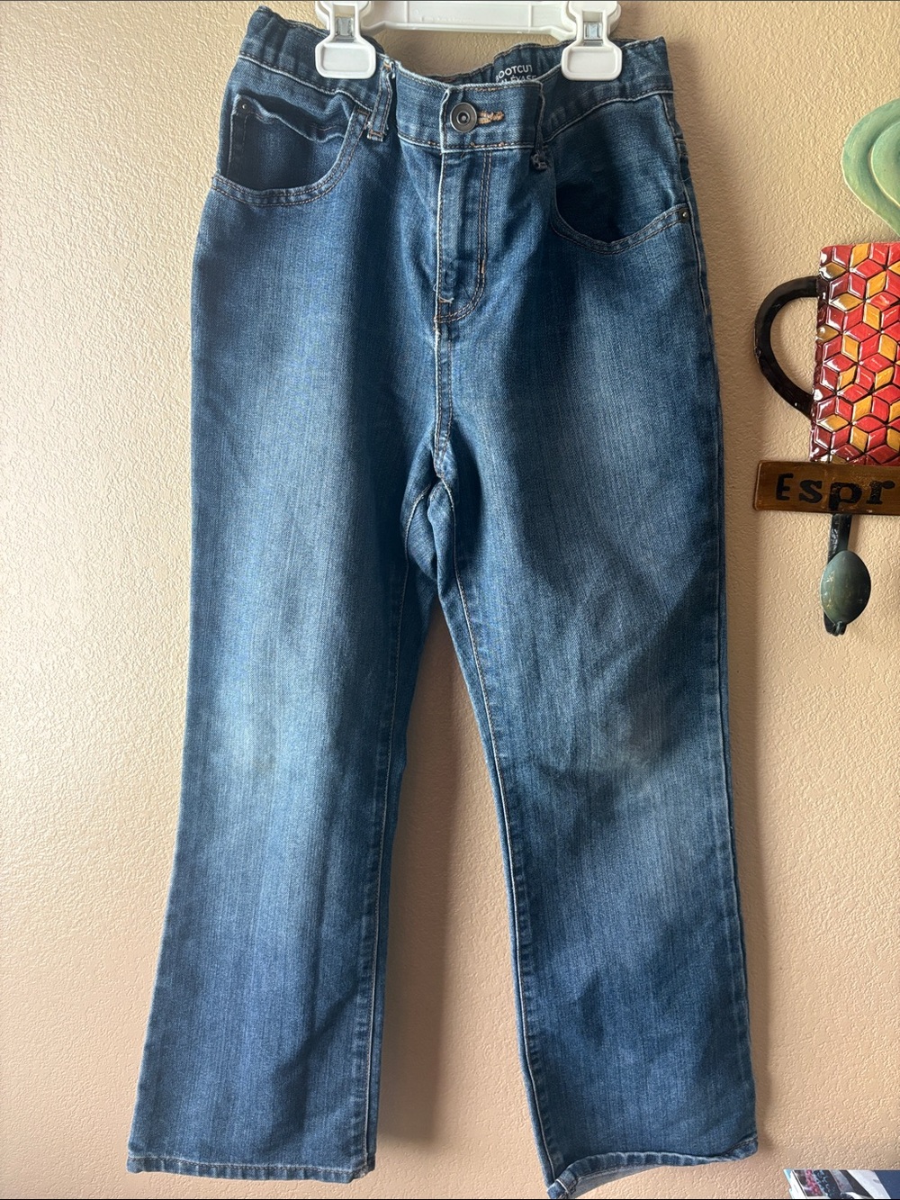 Classic Straight-Leg Blue Jeans